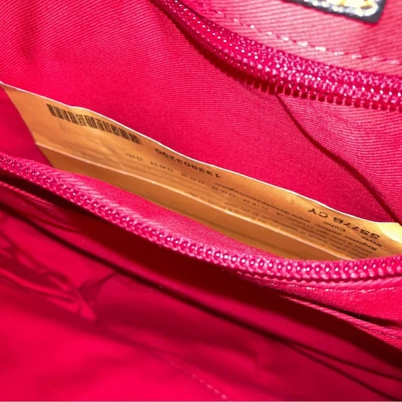 Red Suede Dooney & Bourke Shoulder Bag - Picture 9 of 9